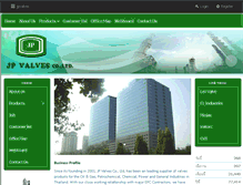 Tablet Screenshot of jpvalves.com